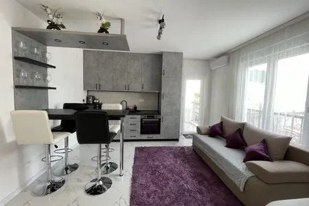 Modern One-Bedroom Apartment with Sea View in Đenovići