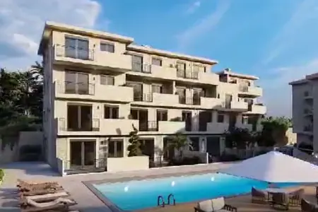 A 2-bedroom apartment for sale in a complex under construction in Baošići.