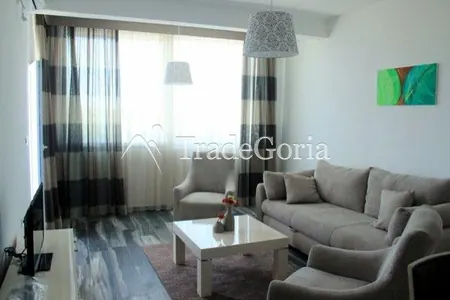 Apartment in a beige color scheme in a residential complex with pools Uteha