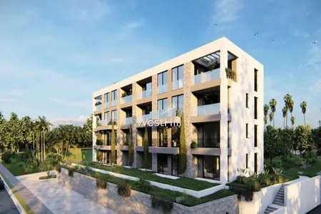 Apartments under construction near the sea
