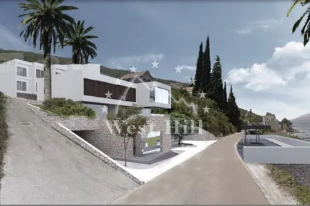 First-Line Building Plot in Krasici with Sea View and Project