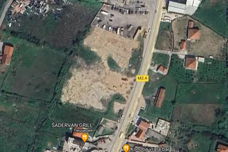 For sale an urbanized plot in a Bar, with an area of 2762 m2