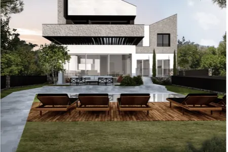 Land plot with finished project, Lustica