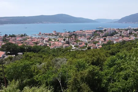 Land Plot with Panoramic Views for Sale in Tivat — 1240 m² with Approved Project