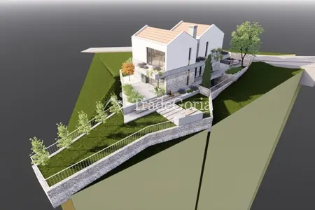Ровный участок 493 кВ.м. в Гошичах, Радовичи, с Luštica Bay Centrale.