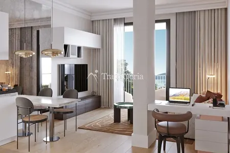 Studio with garden and terrace in a new complex with pool