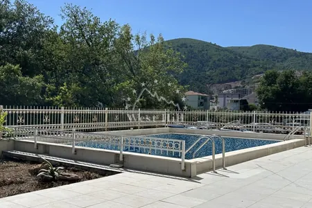 Two studios in a complex with swimming pool