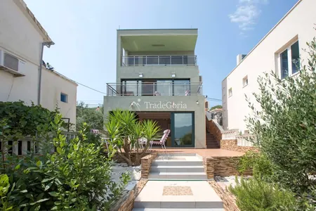 Villa with private waterfront beach and dock