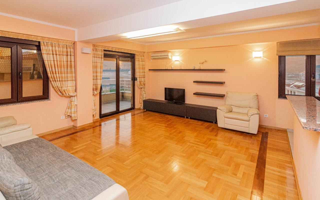 1-Bed 60m2 First Line Sea Apartment with Garage in Igalo