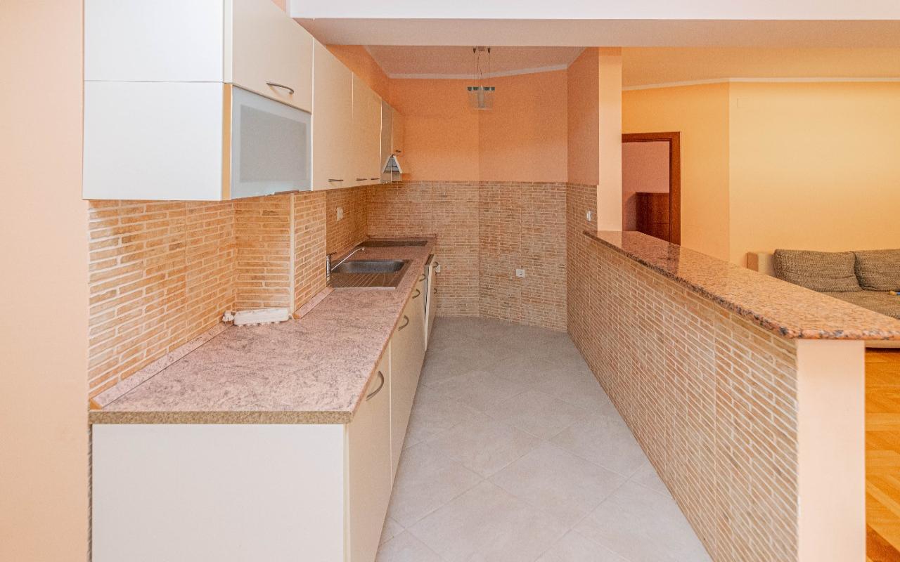 1-Bed 60m2 First Line Sea Apartment with Garage in Igalo