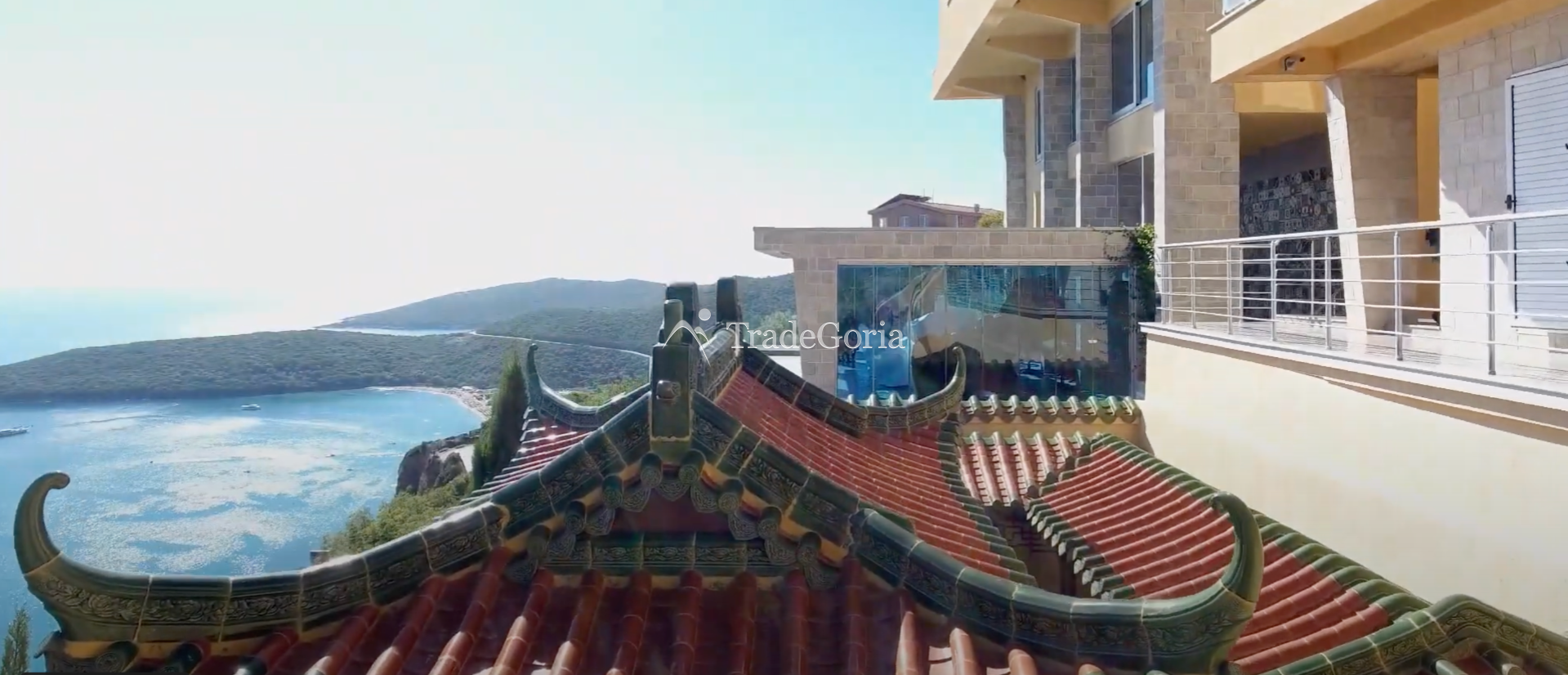 Unique villa with panoramic sea view in Montenegro