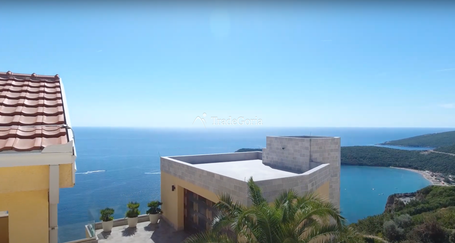 Unique villa with panoramic sea view in Montenegro