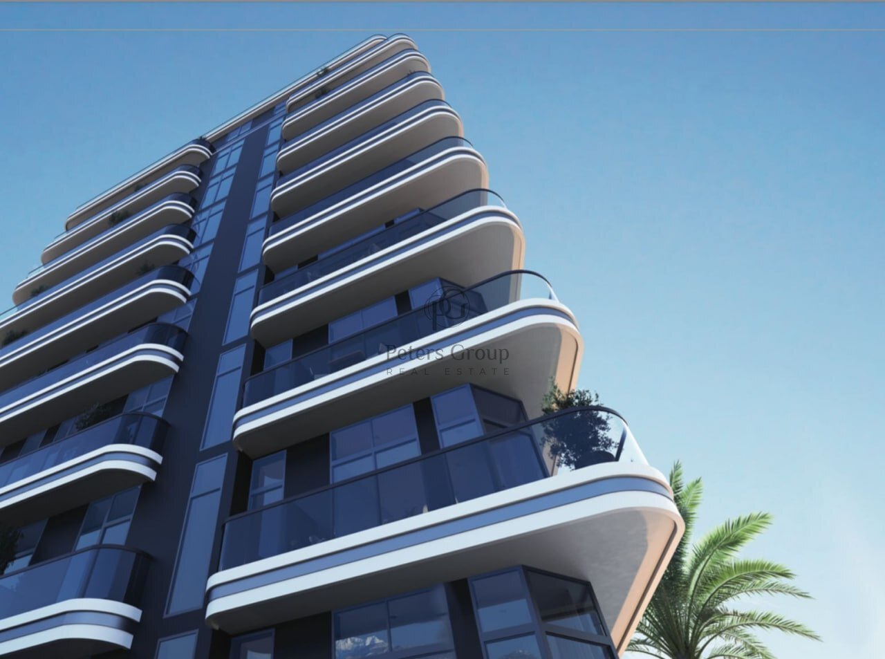 Two-Bedroom Apartments for Sale in a Premium-Class Building with a Pool in the Center of Bar