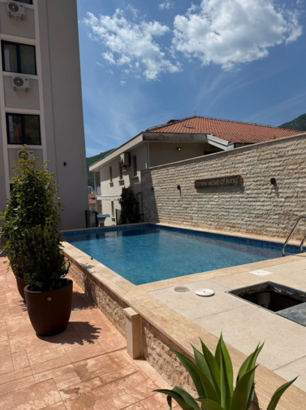 Apartment for sale in a new building in Budva.