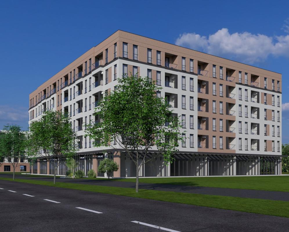 Apartment for sale with 2 bedrooms of 68m2 in a building under construction in Bar, Cheluga