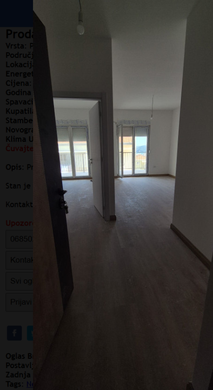 Modern 1BR Apartment in New Building, Budva – Near Sea & Amenities