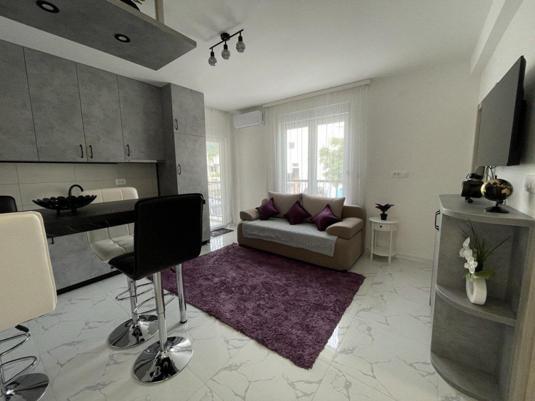 Modern One-Bedroom Apartment with Sea View in Đenovići