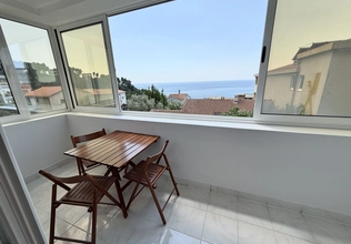 Nov jednosoban stan sa panoramskim pogledom na more, Sveti Stefan