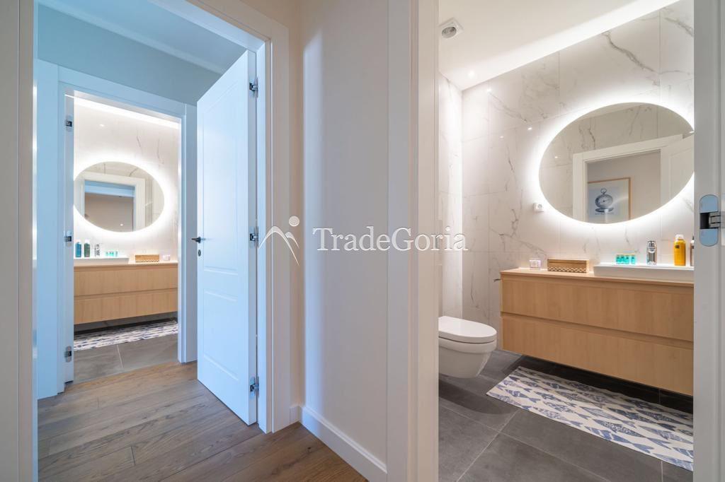 Spacious luxury designer apartment with panoramic sea view in modern complex in Bar
