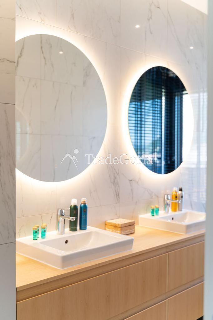 Spacious luxury designer apartment with panoramic sea view in modern complex in Bar