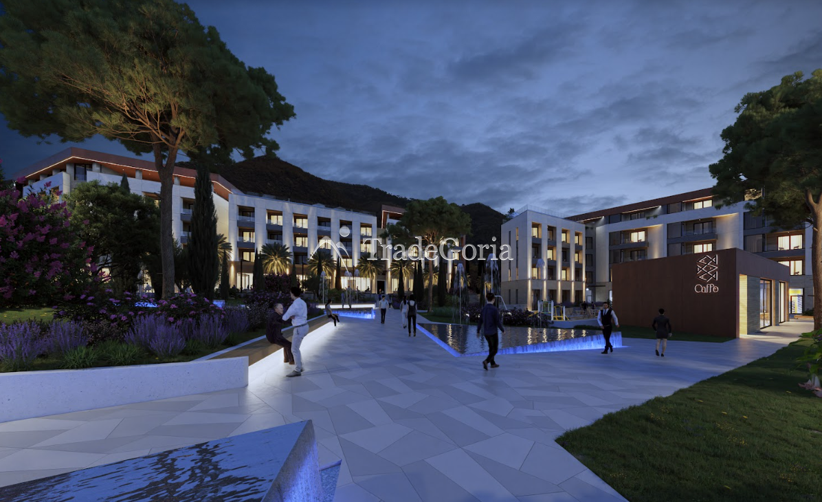 Dvosoban apartman u premium klasi hotel-tip kompleksa sa bazenom na krovu i spa centrom u Seljanovu