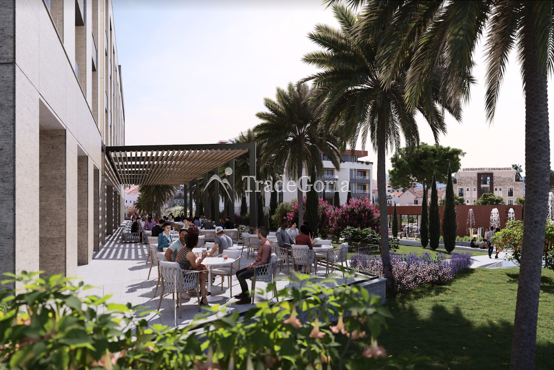 Dvosoban apartman u premium klasi hotel-tip kompleksa sa bazenom na krovu i spa centrom u Seljanovu