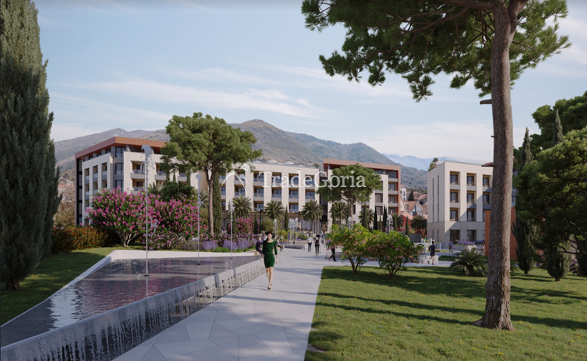 Dvosoban apartman u premium klasi hotel-tip kompleksa sa bazenom na krovu i spa centrom u Seljanovu