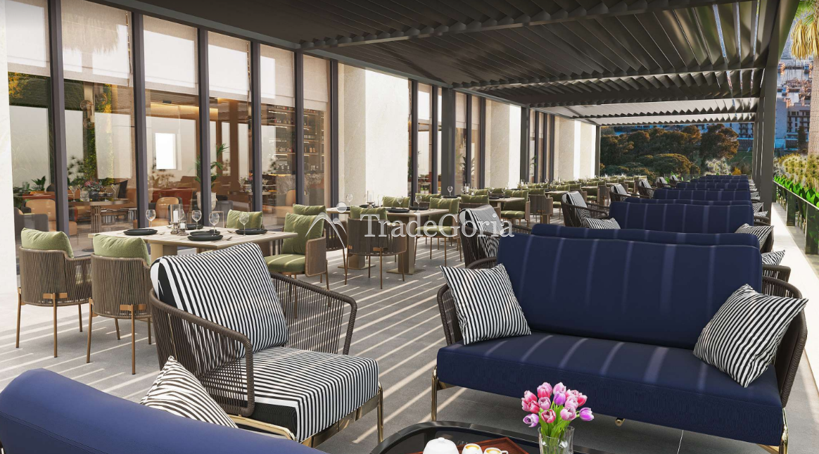 Dvosoban apartman u premium klasi hotel-tip kompleksa sa bazenom na krovu i spa centrom u Seljanovu