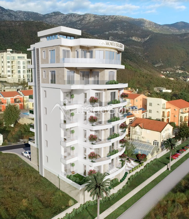 Apartment with Two Bedrooms in Premium Complex with Pool and SPA in Becici (Budva Riviera)