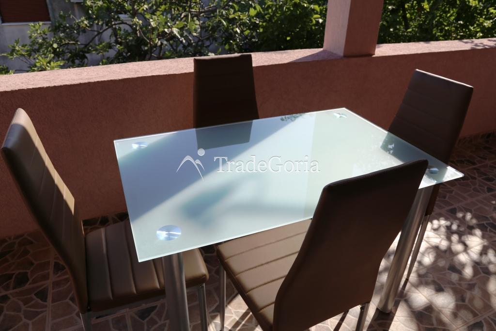 Apartments with Large Shaded Terrace in Quiet Cozy Place in Sutomore