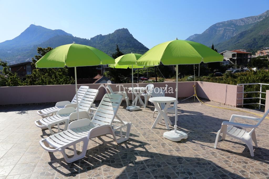 Apartments with Large Shaded Terrace in Quiet Cozy Place in Sutomore