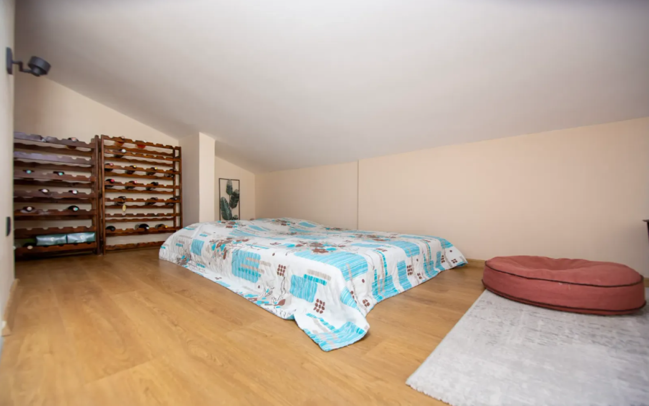 Apartment for sale with a large roof terrace in Budva