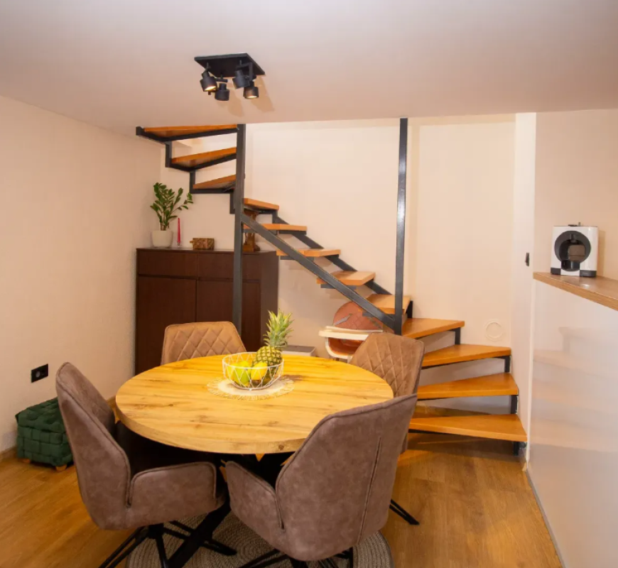 Apartment for sale with a large roof terrace in Budva