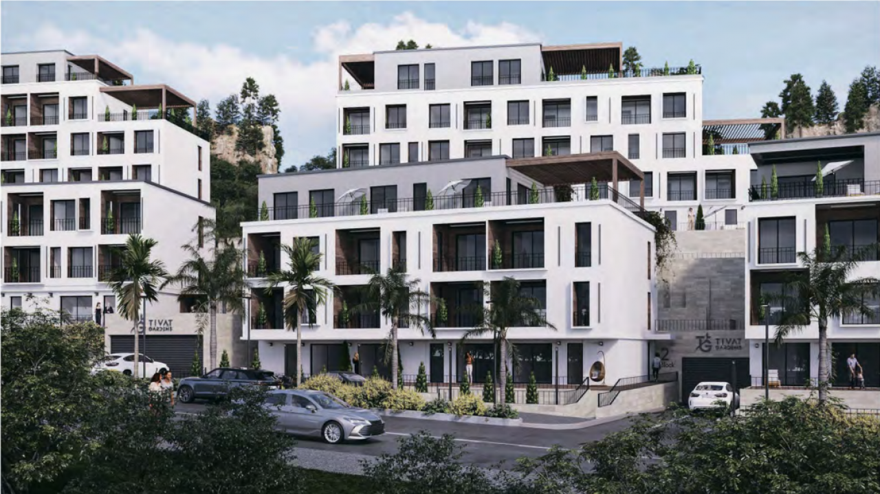 Apartment in a new complex on fin.construction stages in the center of Tivat