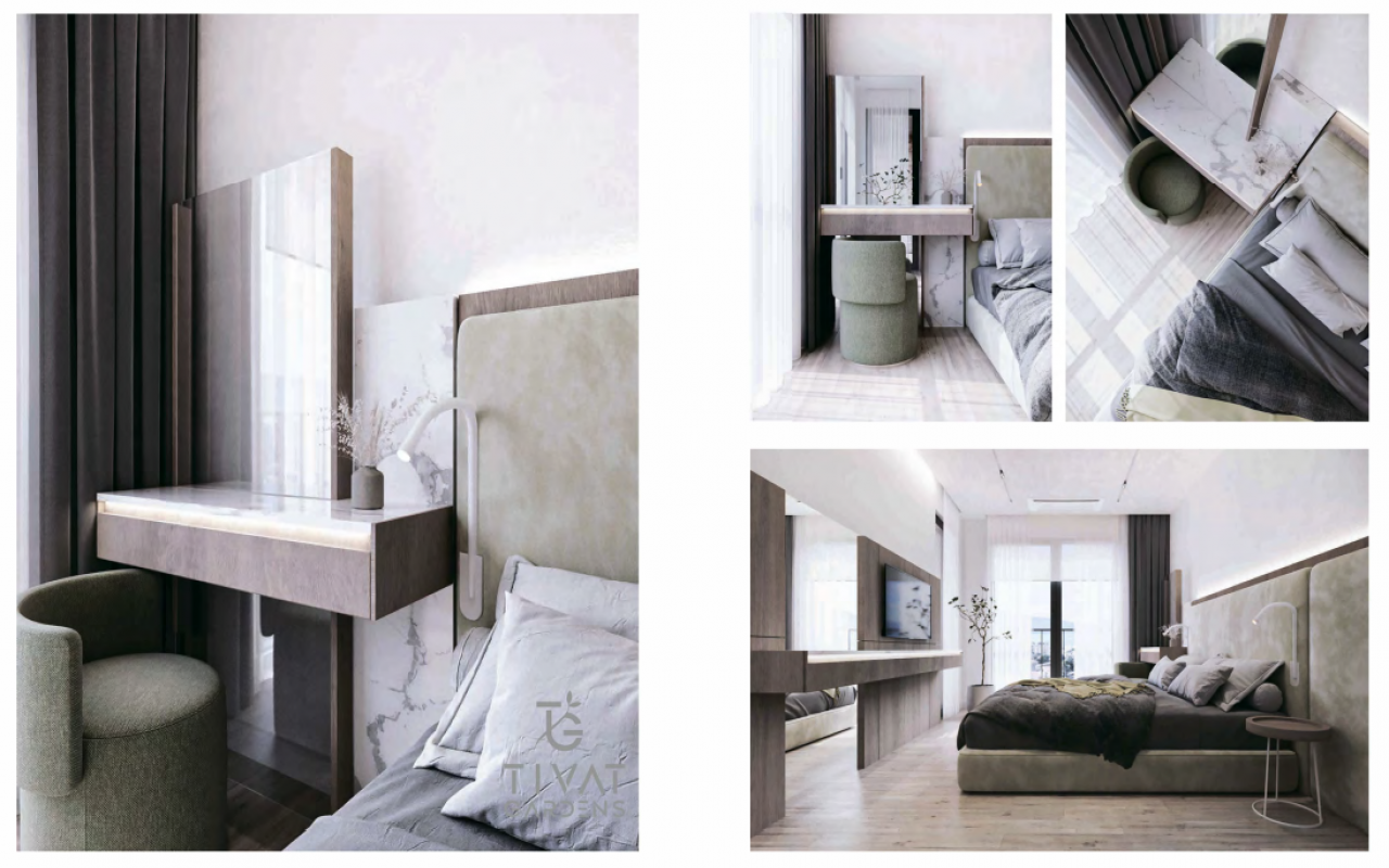Apartment in a new complex on fin.construction stages in the center of Tivat