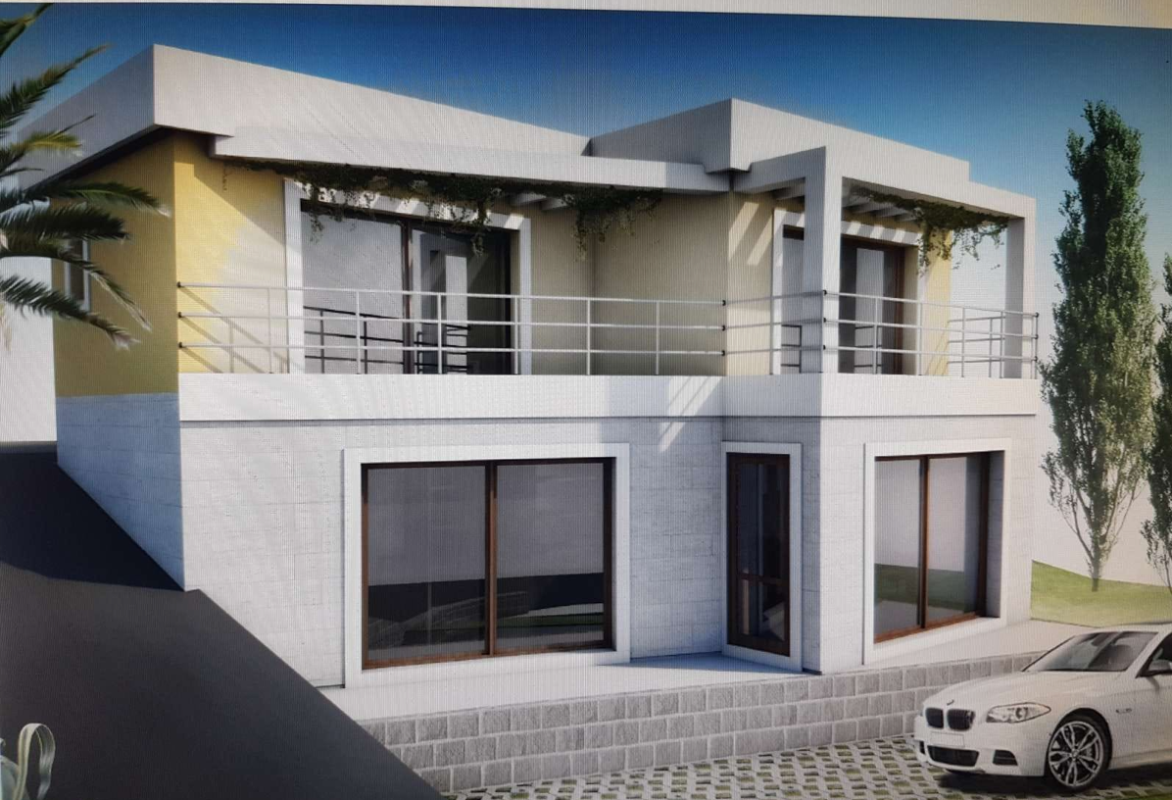 Apartment under construction with sea view for sale in Kumbor.
