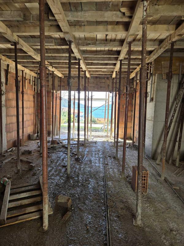 Apartment under construction with sea view for sale in Kumbor.
