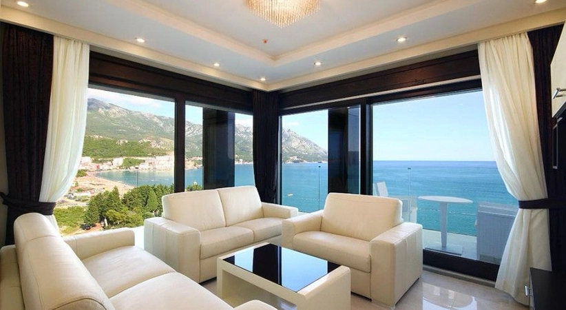 Wohnung mit 2 Schlafzimmern und Terrasse mit Meerblick, Becici