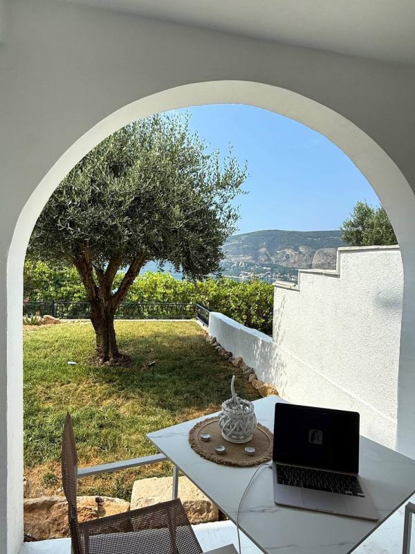 Wohnung mit Rasen in Topla, Herceg Novi – Erdgeschoss mit Meerblick