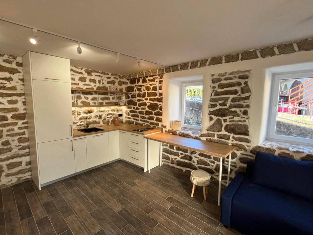 Wohnung mit Rasen in Topla, Herceg Novi – Erdgeschoss mit Meerblick