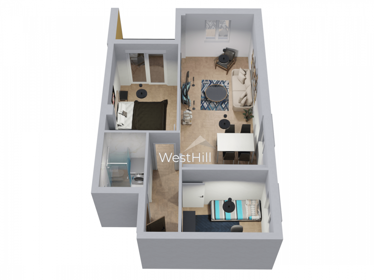 Apartments under consctruction near the center