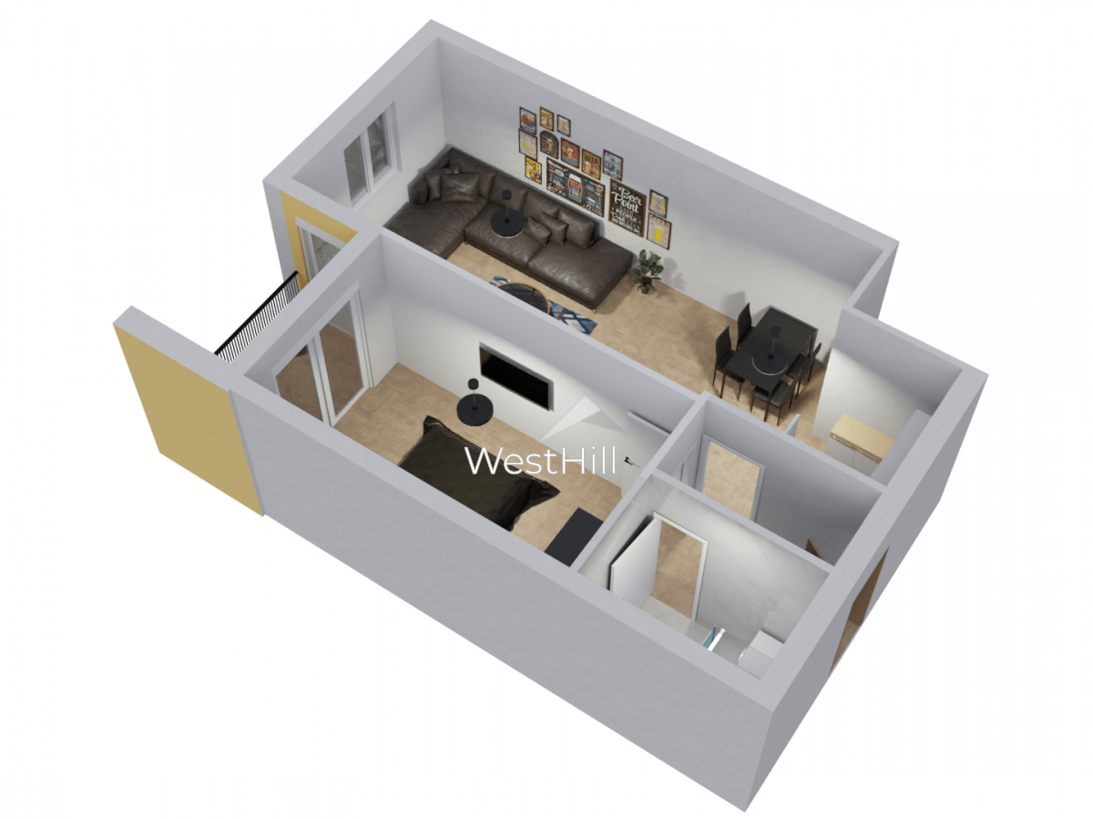 Apartments under consctruction near the center