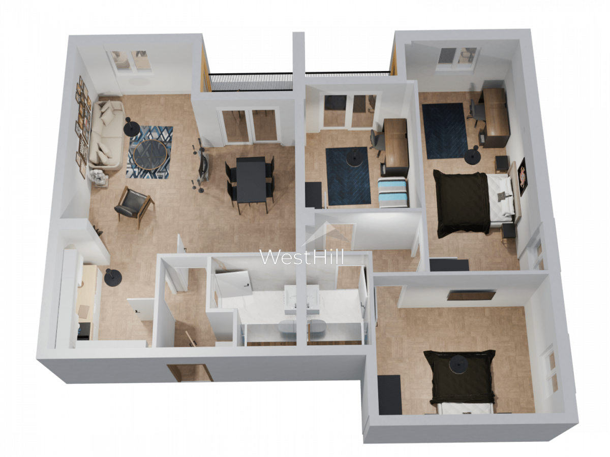 Apartments under consctruction near the center