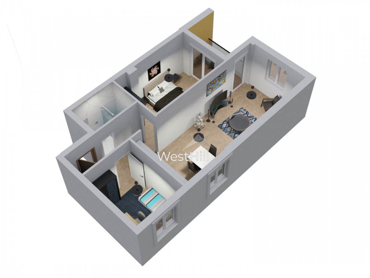 Apartments under consctruction near the center
