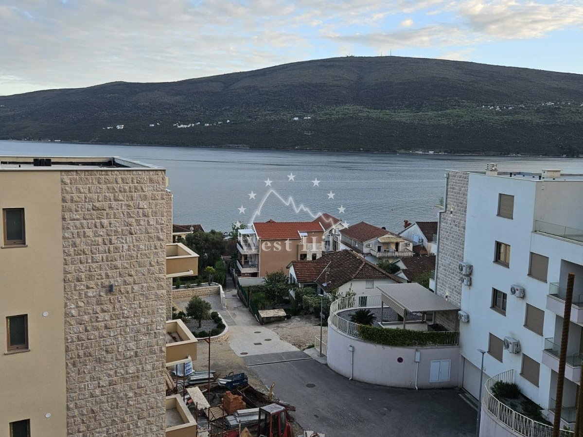 Apartments under construction near the sea