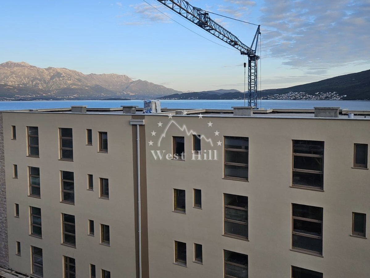 Apartments under construction near the sea