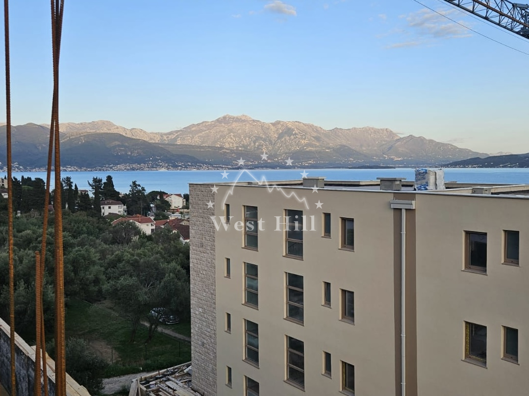 Apartments under construction near the sea