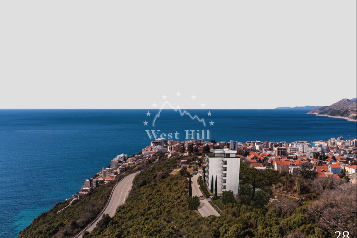 New Apartments with Sea View in Dobra Voda, 600m from Coast
