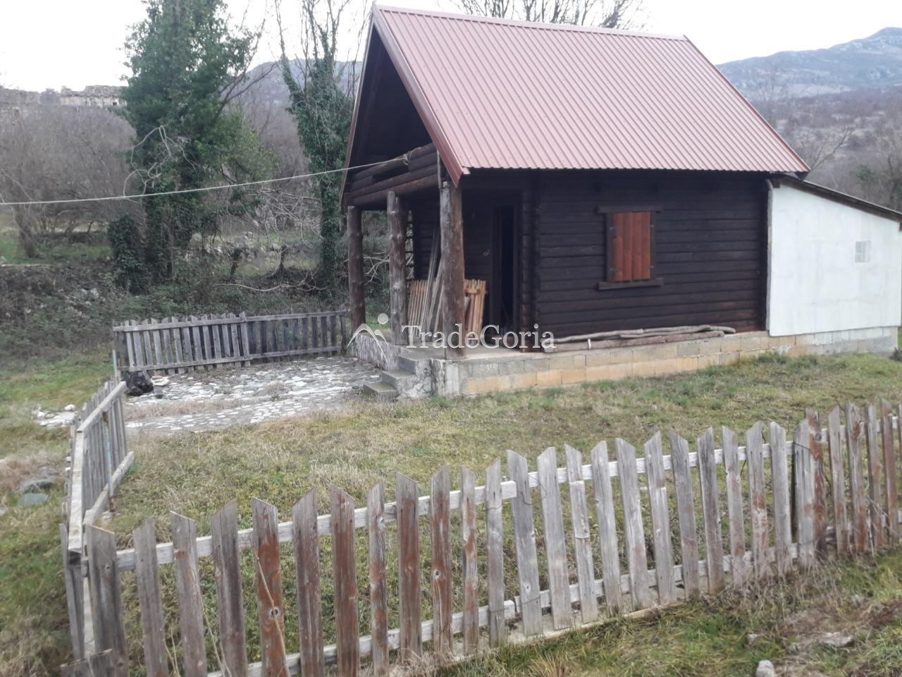 Wooden house with a large plot near Danilovgrad