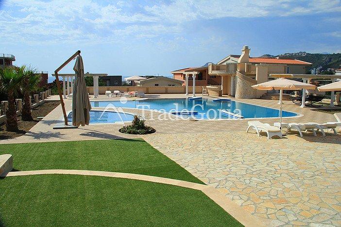 Floor of a villa in a new complex with pools
